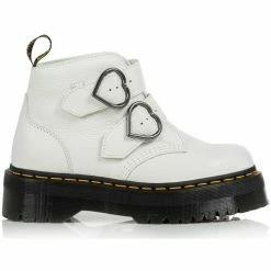 Dr. Martens Devon Heart for Bottines / Boots Couleur Blanc