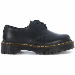 Dr. Martens Chaussures lacées Bex 1461 trois troux en peau noire for Derbies & Richelieu Couleur Noir