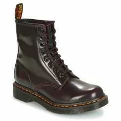 Dr. Martens 1460 for Bottines / Boots Couleur Rouge cerise