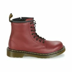 Dr. Martens DELANEY for Bottines / Boots Couleur Rouge cerise -Dr. Martens Soldes Magasin 5959572 500 B