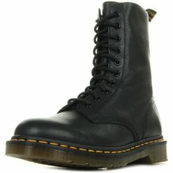 Dr. Martens 1490 Black Virginia for Bottines / Boots Couleur noir